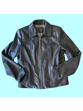 Vintage Sonoma LifeStyle Lambskin Butter Soft Classic Leather Jacket M